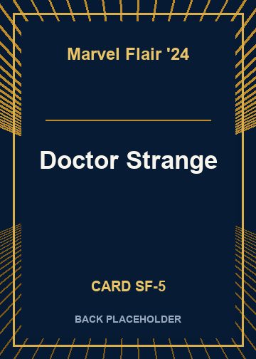 Doctor Strange back card image