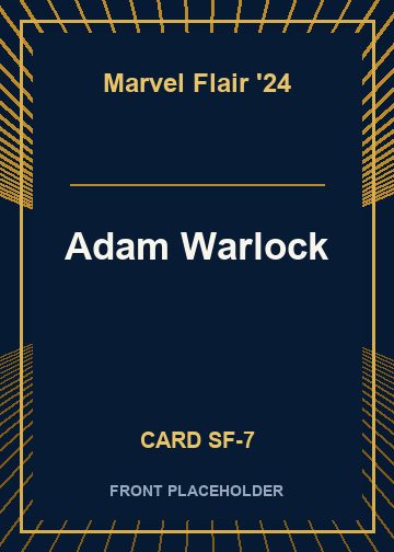 Adam Warlock card thumbnail