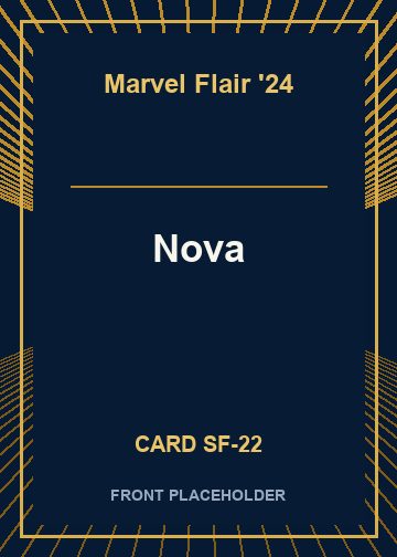 Nova front card image