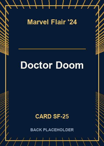 Doctor Doom back card image