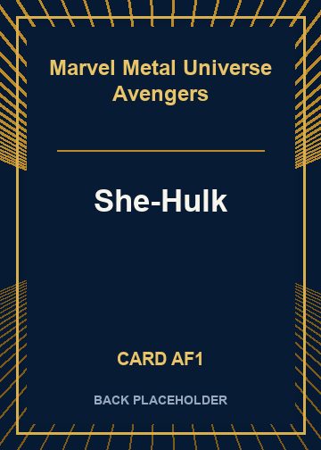She-Hulk back card image