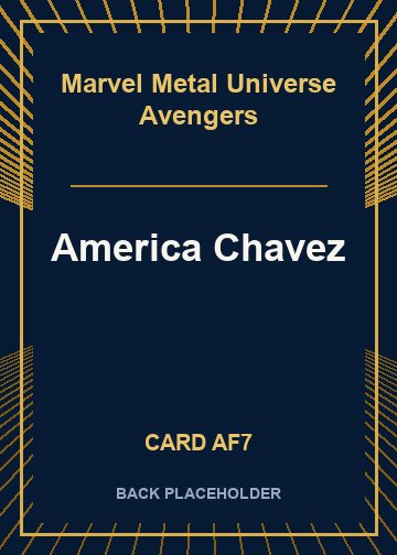 America Chavez back card image