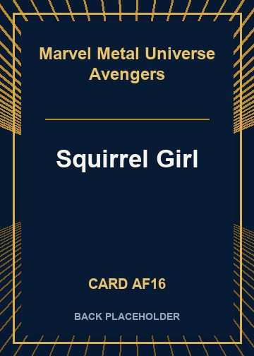 Squirrel Girl back card image