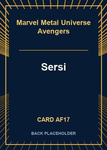 Sersi back card image