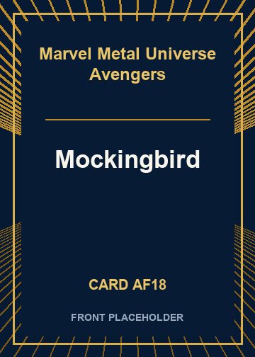 Mockingbird front card image