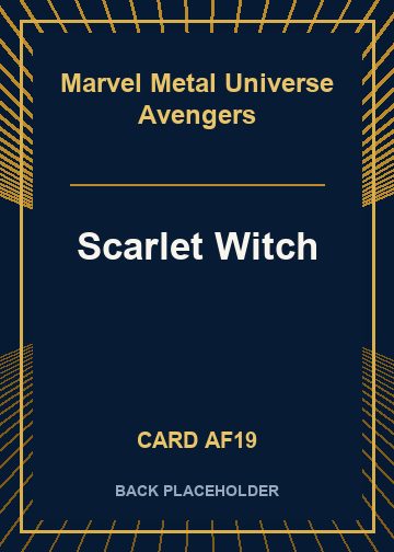 Scarlet Witch back card image