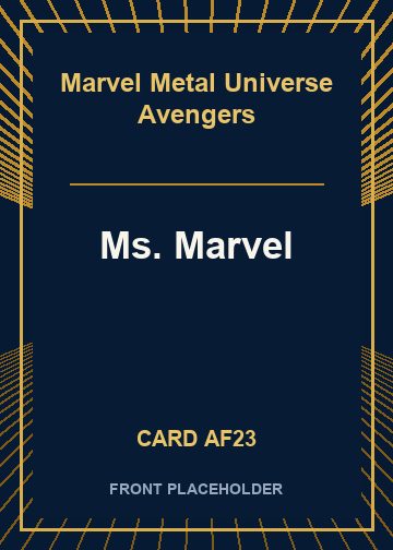 Ms. Marvel card thumbnail
