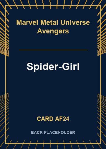 Spider-Girl back card image