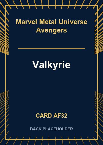 Valkyrie back card image