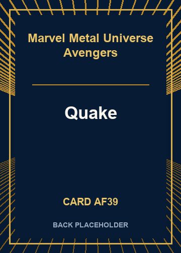 Quake back card image