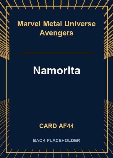 Namorita back card image