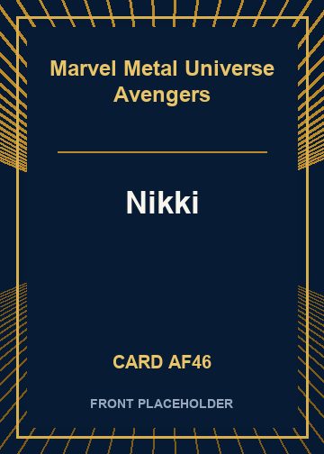 Nikki card thumbnail