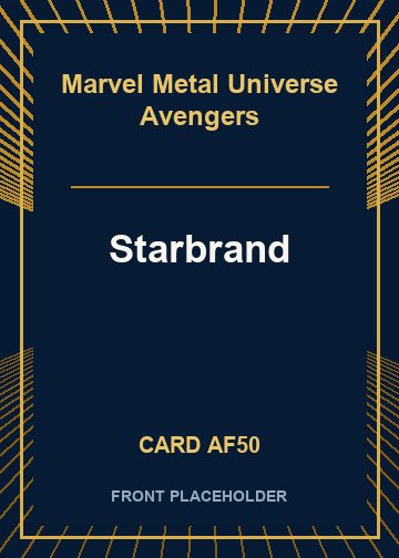 Starbrand card thumbnail