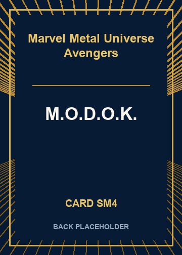 M.O.D.O.K. back card image
