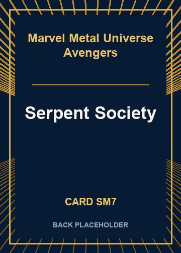 Serpent Society back card image