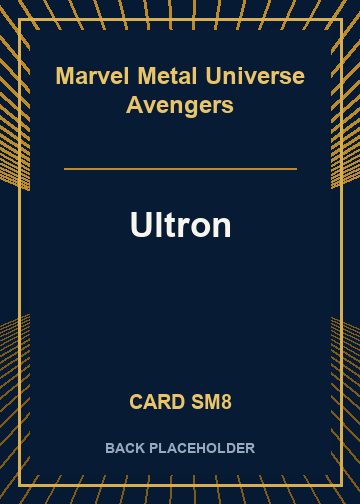 Ultron back card image
