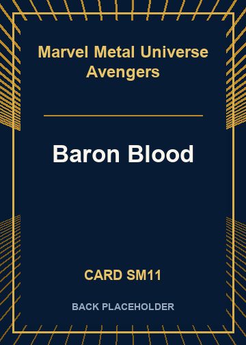 Baron Blood back card image