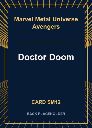 Doctor Doom back card image