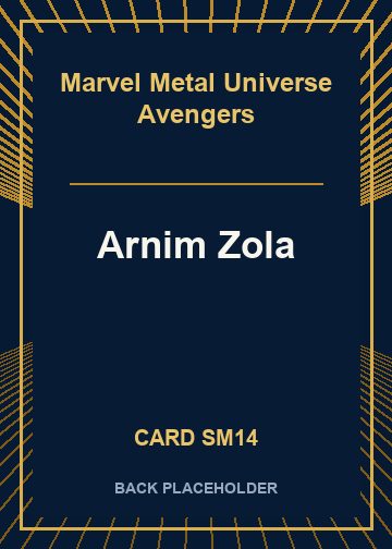 Arnim Zola back card image