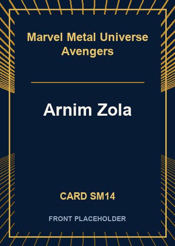 Arnim Zola card thumbnail