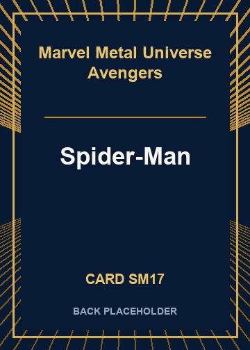 Spider-Man back card image