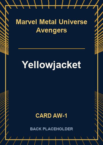 Yellowjacket back card image