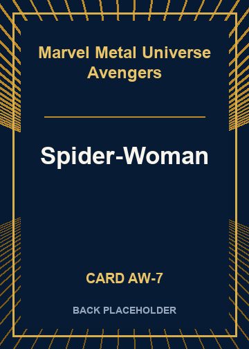Spider-Woman back card image