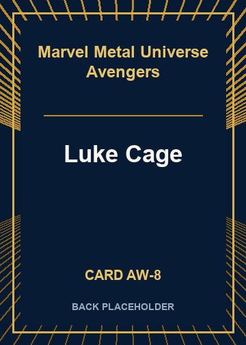 Luke Cage back card image