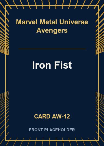Iron Fist card thumbnail