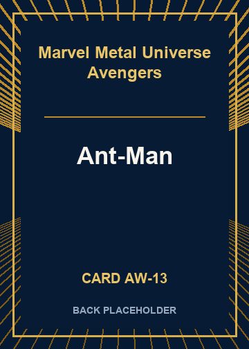 Ant-Man back card image
