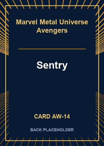 Sentry back card image
