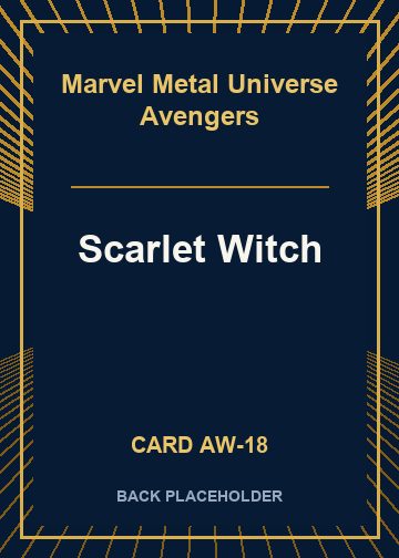 Scarlet Witch back card image