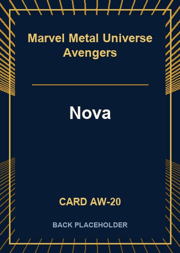 Nova back card image