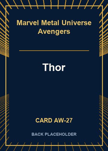 Thor back card image