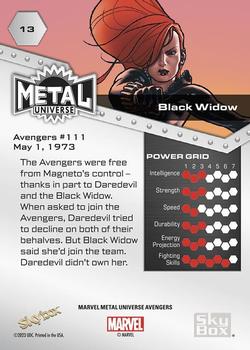Black Widow back artwork