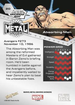 Absorbing Man back artwork