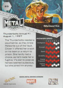 Meteorite back artwork