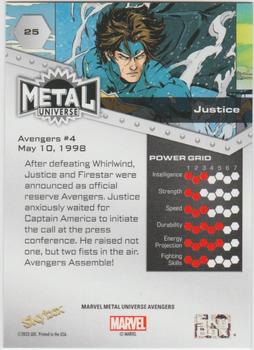 Justice back artwork