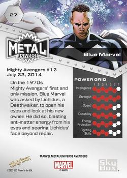 Blue Marvel back artwork