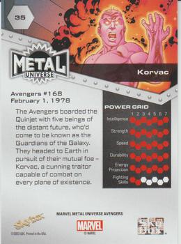 Korvac back artwork