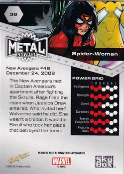 Spider-Woman back card image