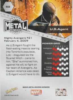 U.S. Agent back card image
