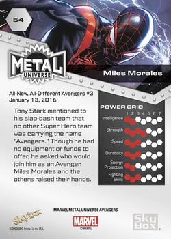 Miles Morales back card image