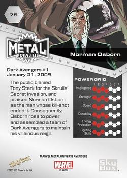 Norman Osborn back card image