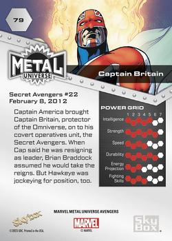 Captain Britain back card image