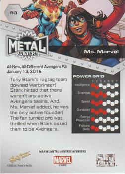 Ms. Marvel back card image
