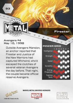 Firestar back card image