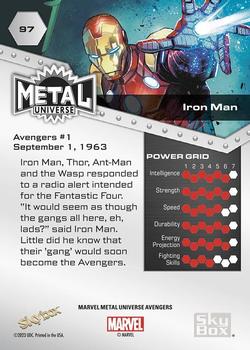 Iron Man back card image