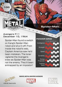 Spider-Man back card image