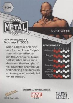 Luke Cage back card image